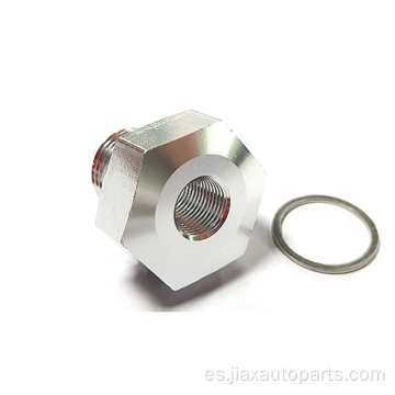 Adaptador de sensor de presión de aceite de giro cnc personalizado M16 * 1,5